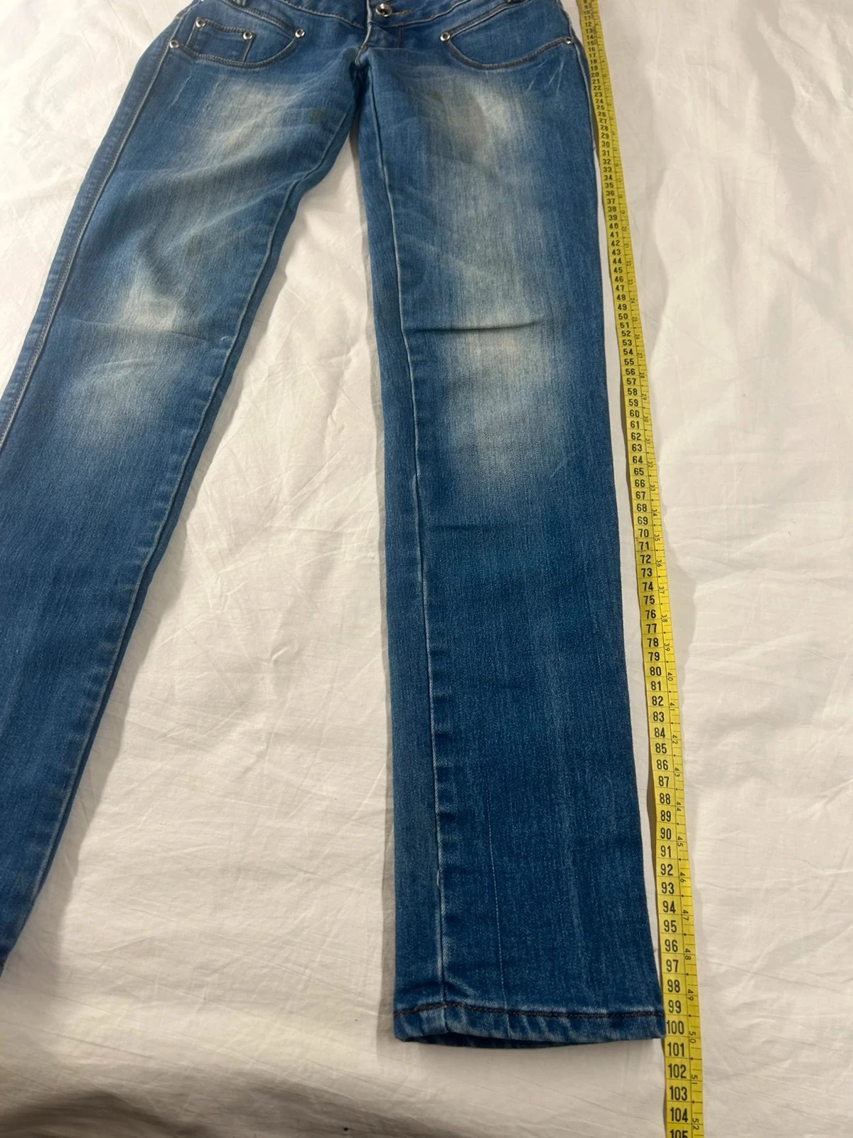 Jeans azul de cintura baixa v. S. Miss tamanho 36 – photo 4